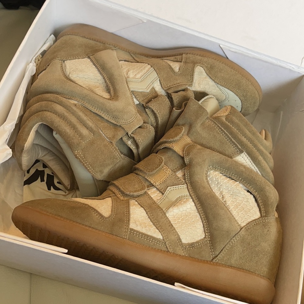Isabel marant over basket high top sneaker 41